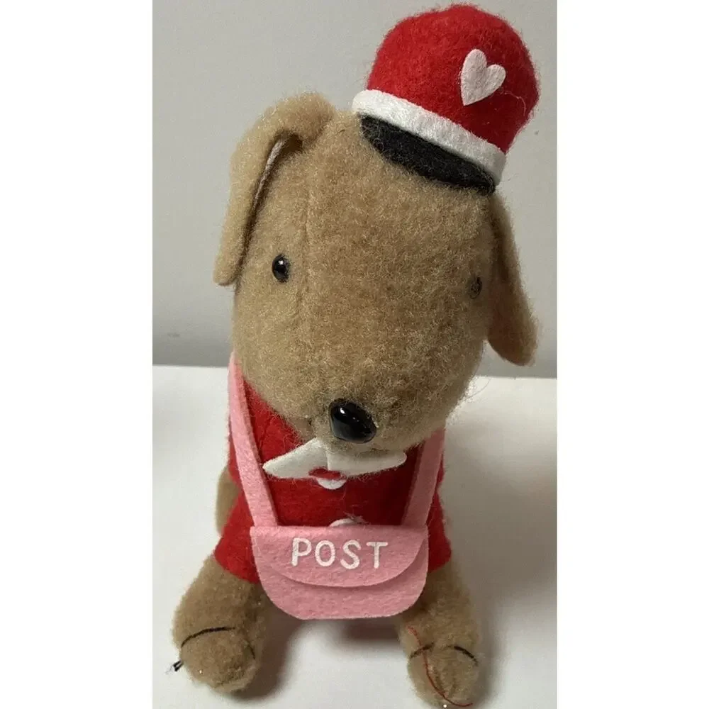 Target Bullseye Playground Valentine Plush Dogs Lot of 2 Mail Carrier Rose 2025